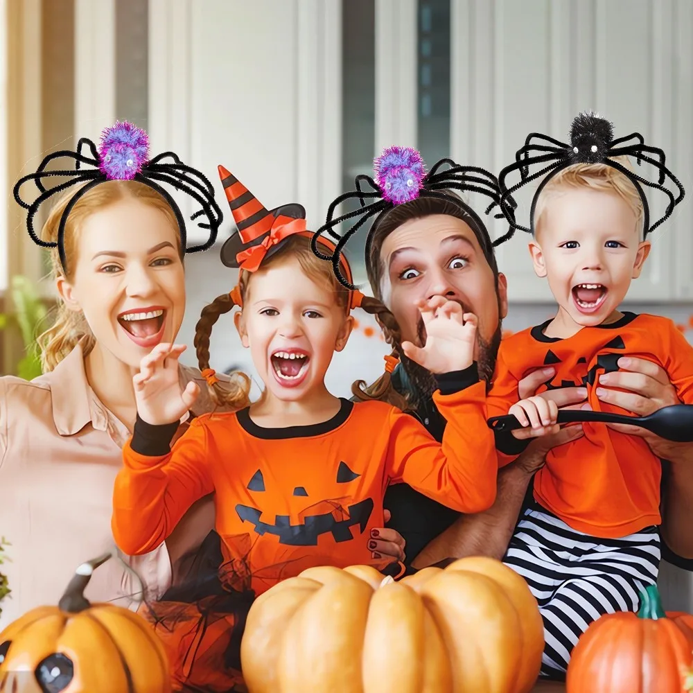 Long-legged Spider Halloween Spider Headband Novelty Non-slip Women Hair Hoop Funny Party Decoration Halloween Hairbands