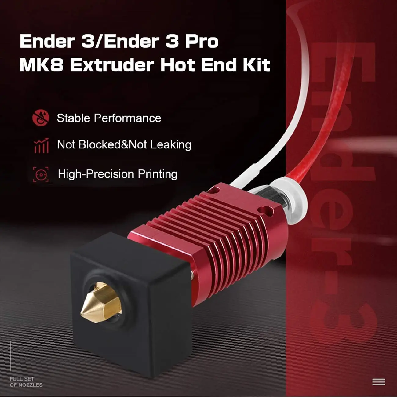 Creality Original Ender 3 Komplett Montiertes Hotend-Set, Vollständig Montiertes Hotend mit Metallgehäuse für Ender 3 / Ender 3S / Ender 3 Pro – Detail 28