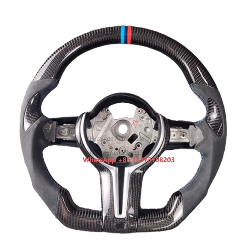 

High Quality m Sport Carbon Fiber Car Steering Wheel for BMW F10 F30 F90 F01 F02 F12 F13 New Explosion Model