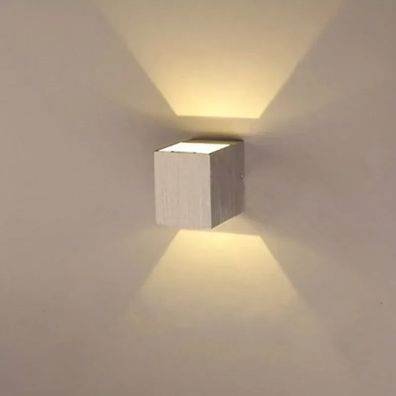 

Free shipping, Up and down LED wall light, 1x3W wall LED spot light, recessed wall lamp ,fit for home decoration