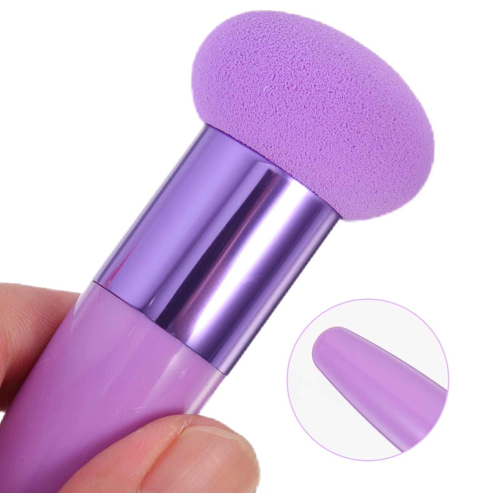 

3pcs Makeup Pen Set PP Latex Tools Portable Cosmetics Handheld Egg Sponges Face Travel Heart Shaped Puff Wet Dry