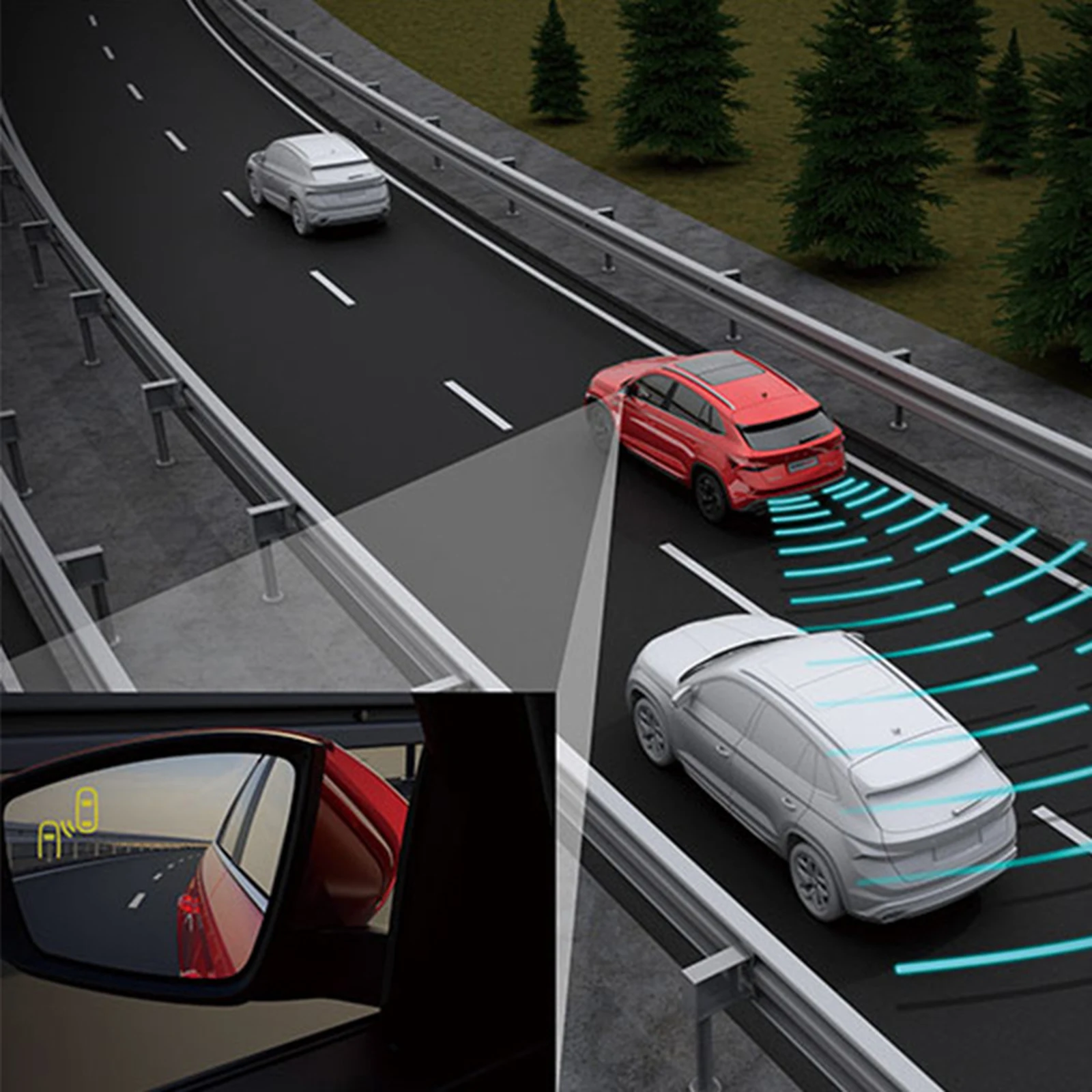 24GHz Millimeter wellen radar Totwink el erkennungs system bsd Mikrowellen-Totwinkel überwachung Wechsels pur unterstützt Parken universell