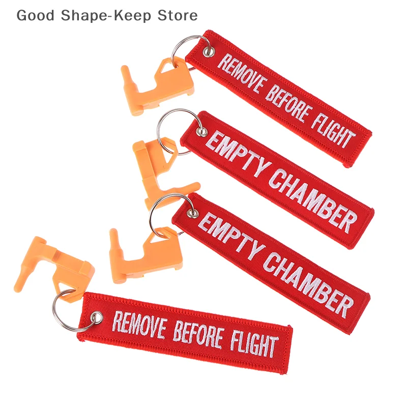 Flaga bezpieczeństwa komory taktycznej zawiera wbudowane narzędzie z płaską główką do akcesoriów myśliwskich