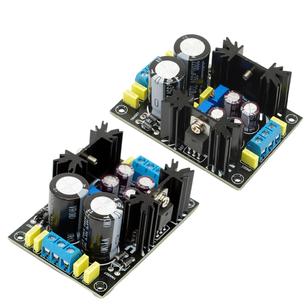 AC-DC LM317 LM337 Adjustable Voltage Regulator Power Supply Positive Negative Dual Power Step Down Module Buck Converter