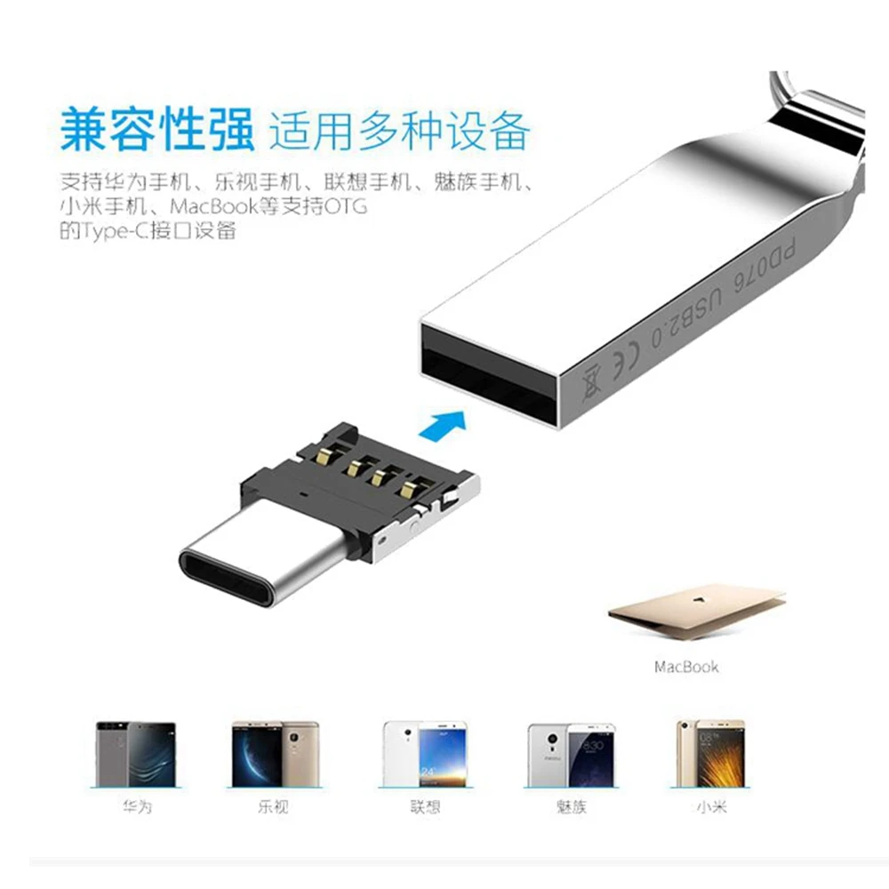 OTG Adapter Data Cable Type-C Micro USB to USB OTG Cable C Universal USB Phone Android Converter Suitable for Huawei