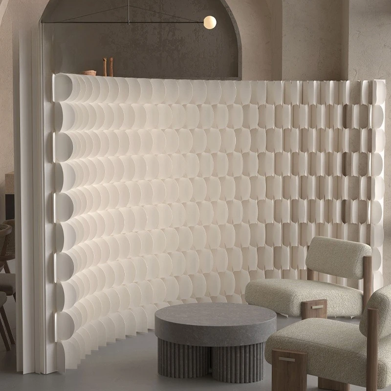 

Screen partition, office partition, living room entrance divider, baffle board paper screen, folding mobile partition wall, self