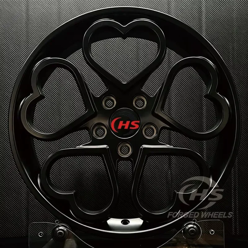Heart Design Forged Wheels Rims 5x100 5x112 5x114.3 5x120 Custom Forged Wheels for Honda Civic MINI Cooper