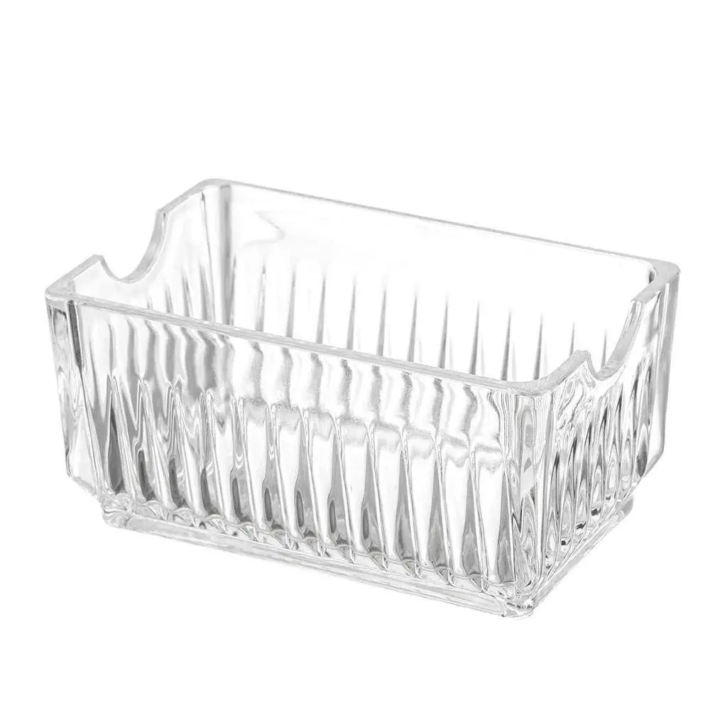 New Transparent Tea Bags Storage Box Acrylic Sugar Bag Stand Sugar Packet Sorting Case Large Capacity Home Table Organizer