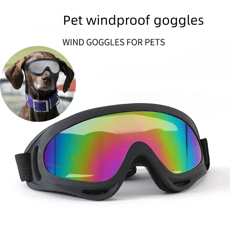 

Pet Glasses, Dog Windproof Eye Protection, Ski Windshield, Large Dog Universal