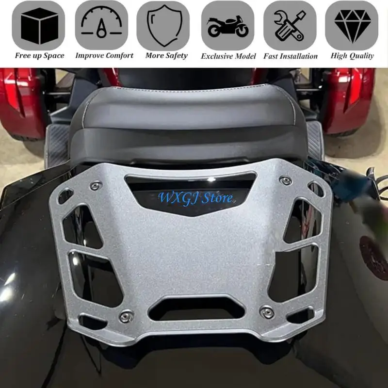 37JE Global Steel Motorbike Cargo Shipper 15 Second Installation Expanded 30L Storage Impermeable Security