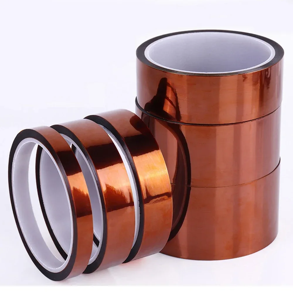 5-40mm Gold Finger Tape Polyimid-Klebeband Isolierendes Klebeband Hochtemperaturband Wärmebeständiges Band zum Schutz von Leiterplatten