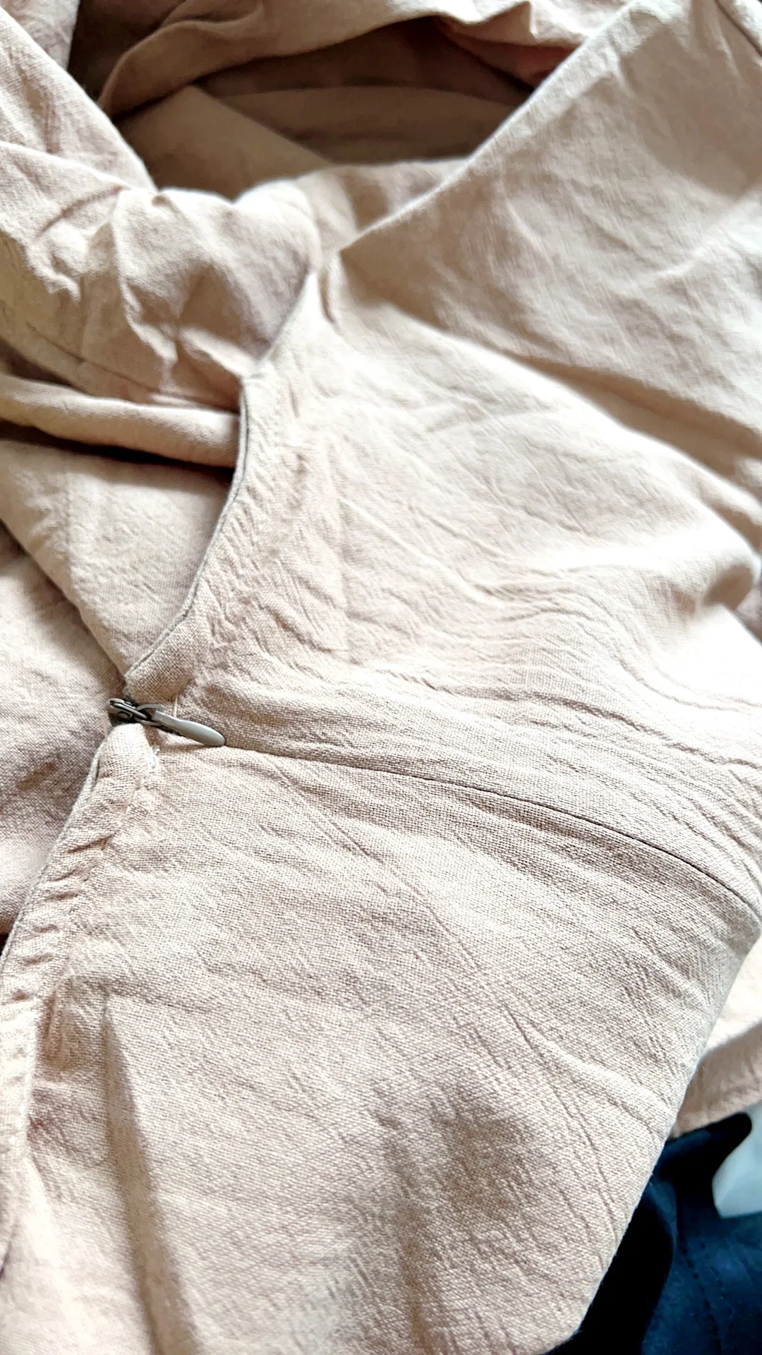 Zomer nieuwe dames katoen en hennep jurk Commuter ronde hals oversized T-shirt jurk