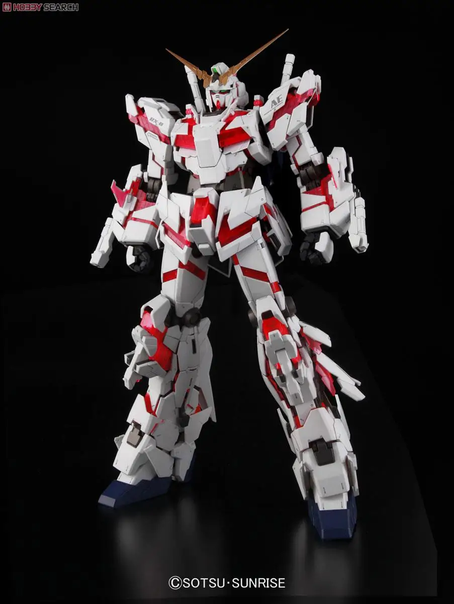 In Stock Bandai PG 1/60 MOBILE SUIT RX-0 Unicorn Gundam Original Model Anime Figure Model Toys Action Collection Assembly Doll