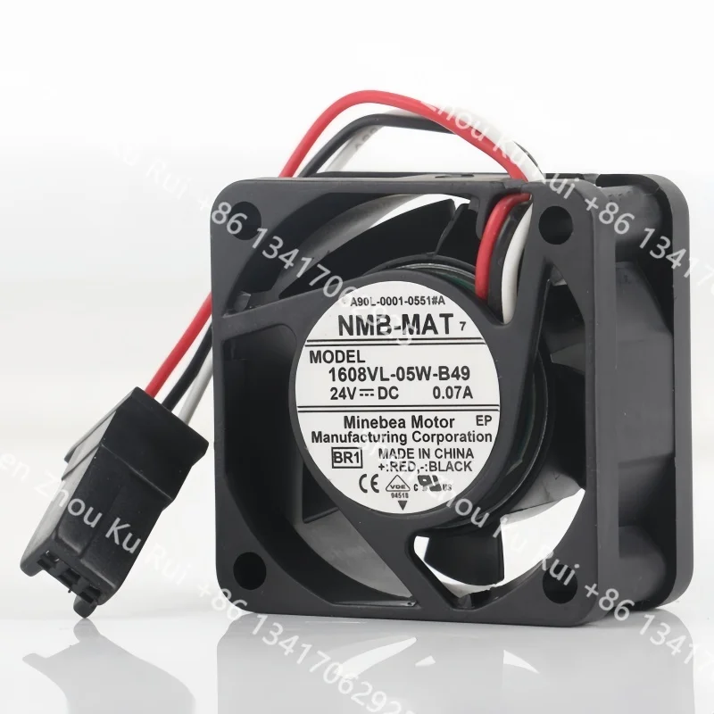 

Новый оригинальный вентилятор NMB 4020 DC 24V 0.07A AC EC 40X40X20MM для инвертора Fanuc, шариковый, 3-проводной, 4 см, 1608VL-05W-B49, охлаждающий вентилятор