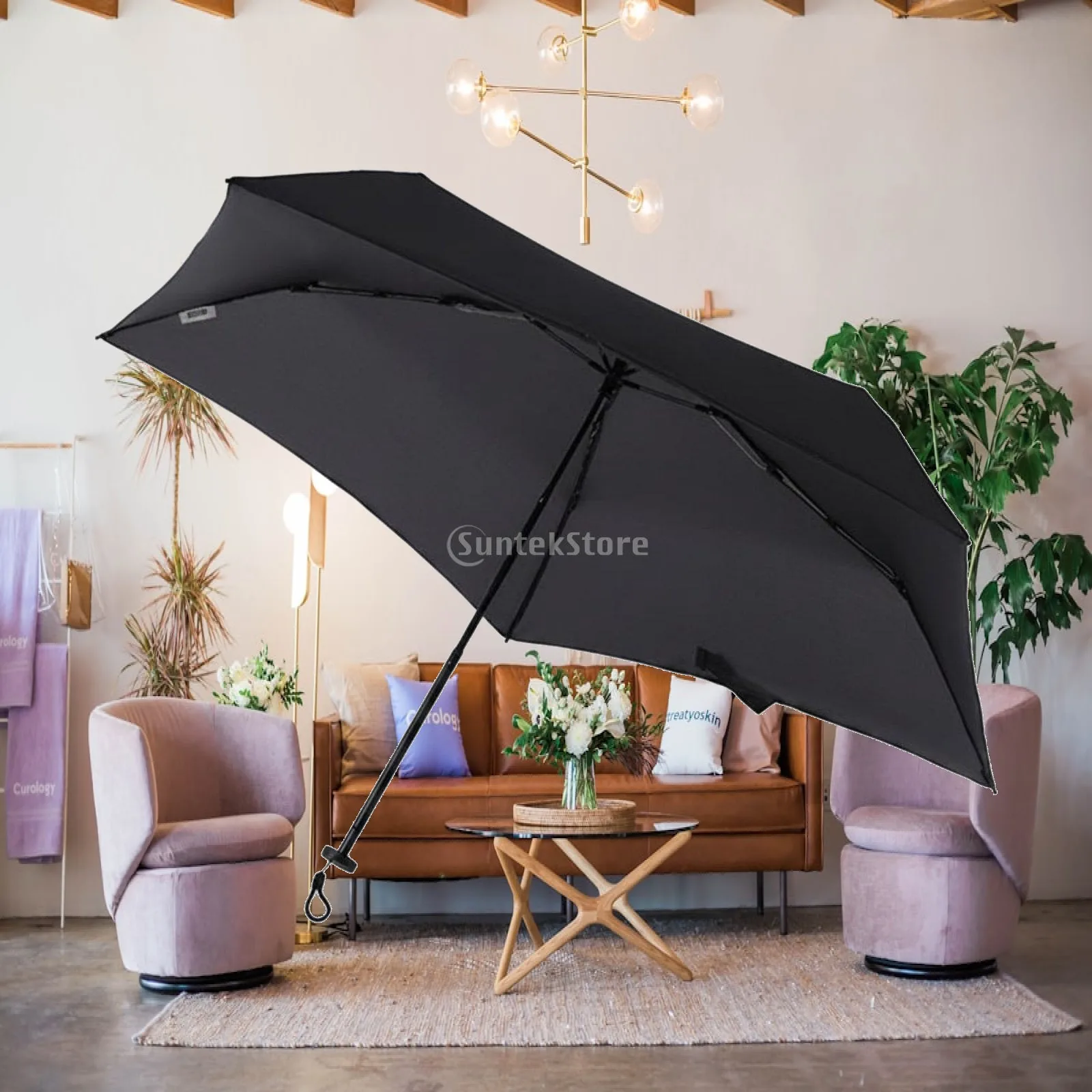Umbrella Highly Water Resistant Carbon Fiber Portable Umbrella Japanese for Women, Commuting