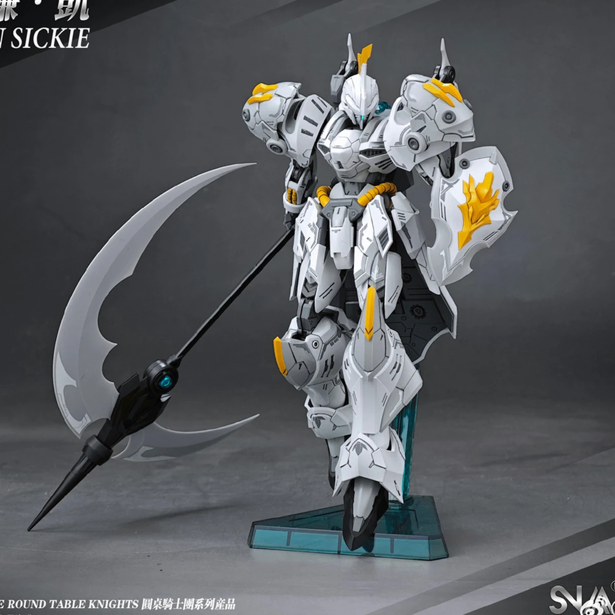 Original GUNDAM SNAA caballeros de la mesa redonda serie SCYTHE · TRIUMPHANT Anime figura de acción modelo de ensamblaje T