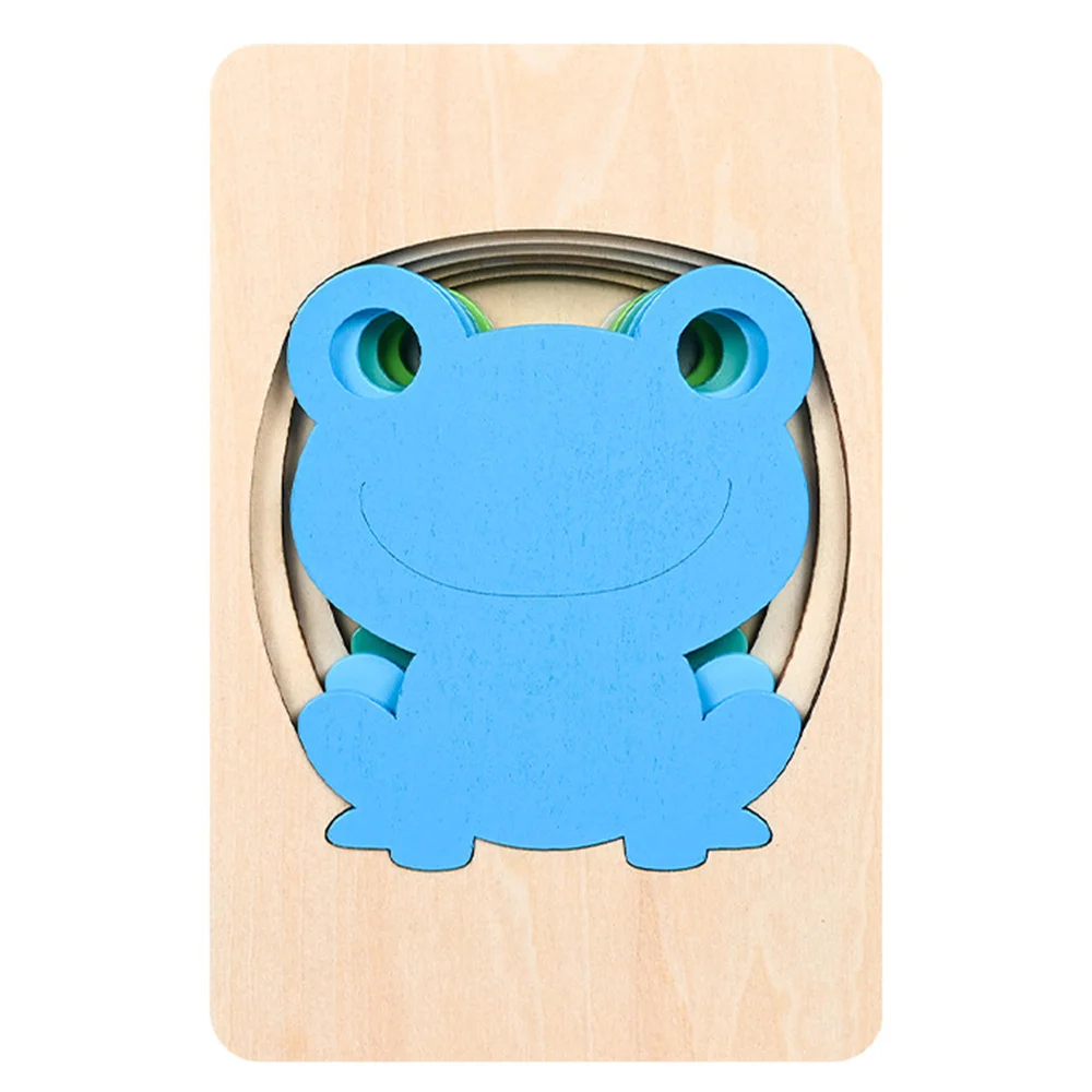 ปริศนา 3 มิติสำหรับเด็ก ปริศนาไม้เพื่อการศึกษา ของเล่นเด็ก ของเล่นเสริมพัฒนาการ