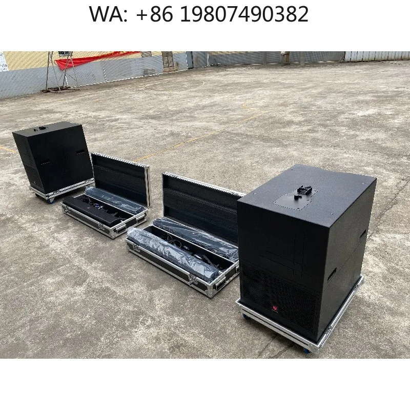 18 Inch Neodymium Active Subwoofer, Three Unit Bass Speaker for Professional Concert Stage Audio System
