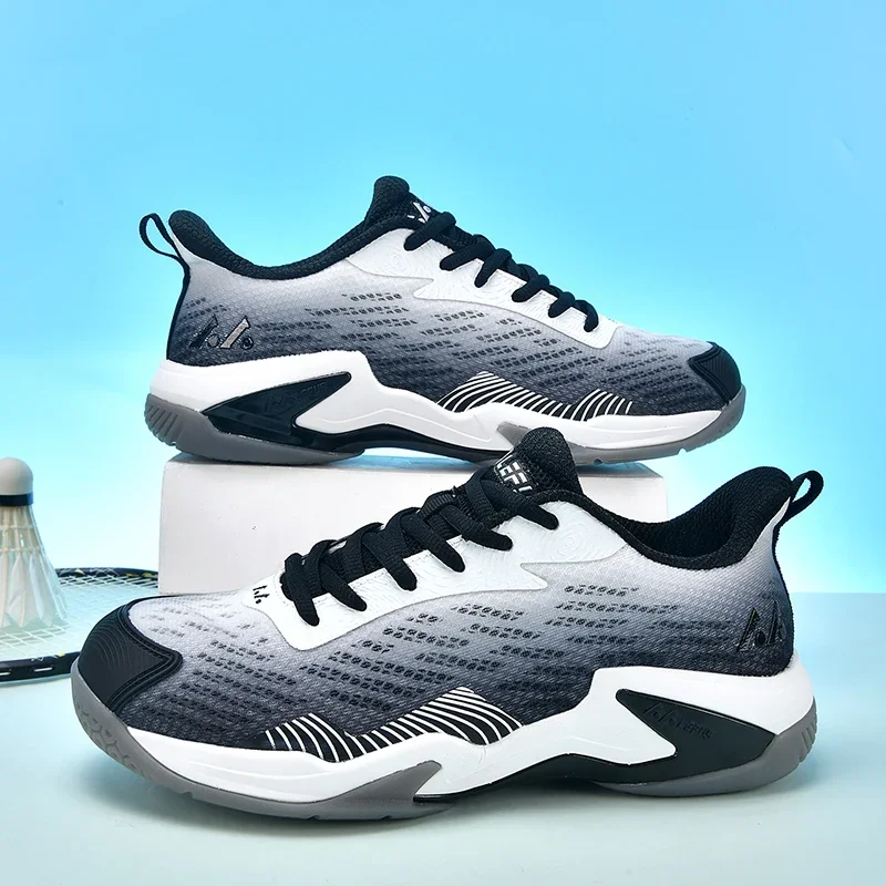 New Tennis Sneakers Suited for Outdoor Professional Badminton Shoes for Men Gym Lightweight Shock Absorption Non-Slip Sneakers