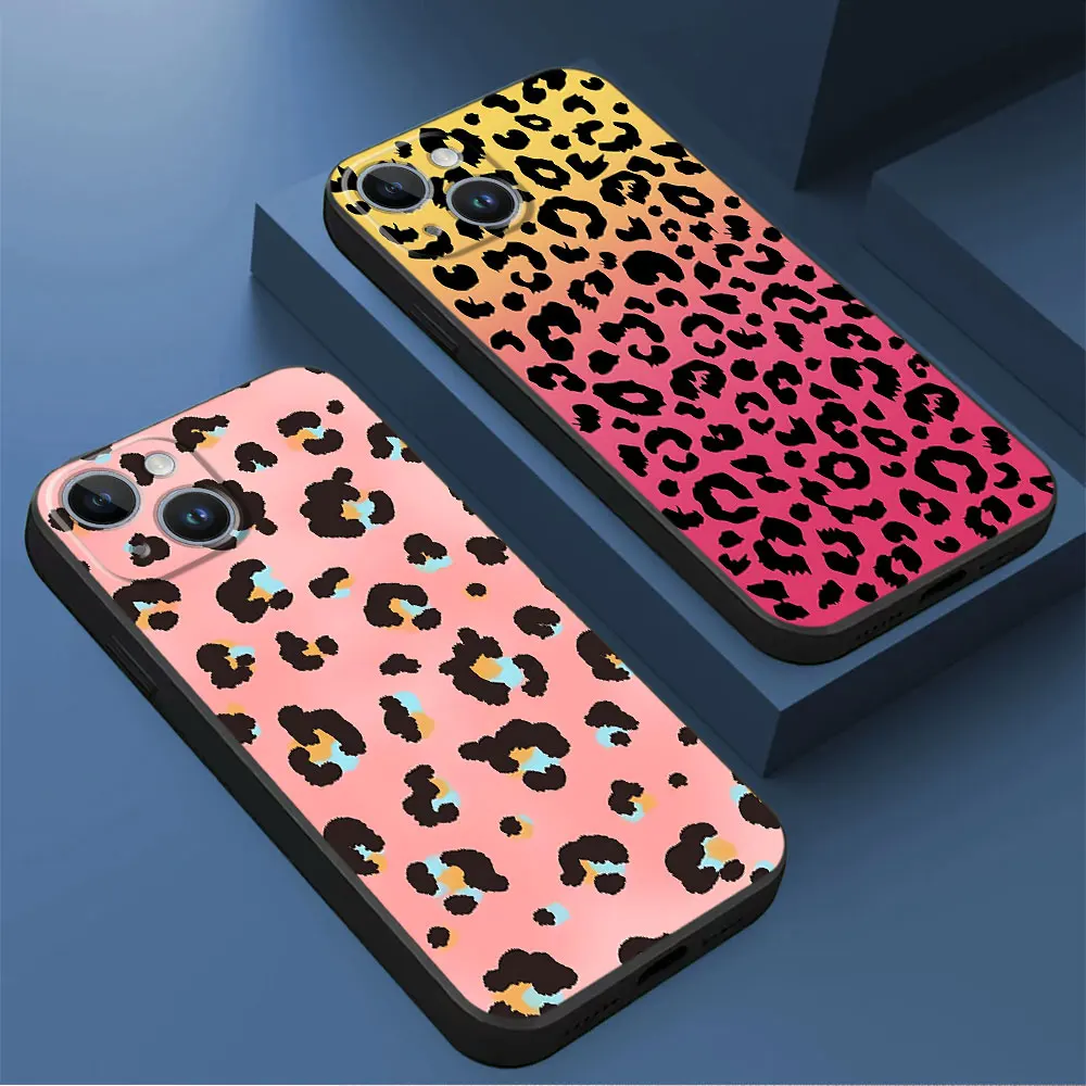 Phone Case for Motorola Moto One Fusion Plus Edge 30 Neo Edge 20 Pro Edge 40 Pro G9 Plus G200 5G creative leopard print Cover