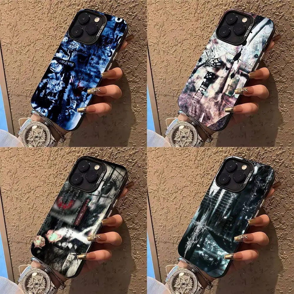 

Gothic coquette cybersigilism Phone Case For iPhone 17,16,15,14,13,12,X,8,Pro,Max,Plus,E,SE4,Air,Mini IMD Matte Black
