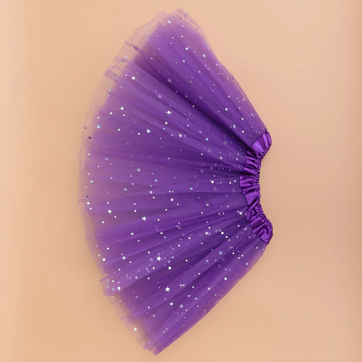 

Baby Girl Tulle Kids Party Net Veil Skirt Halloween Birthday School Event Dark Purple Gauze Skirt Midiskirt Tutu Style