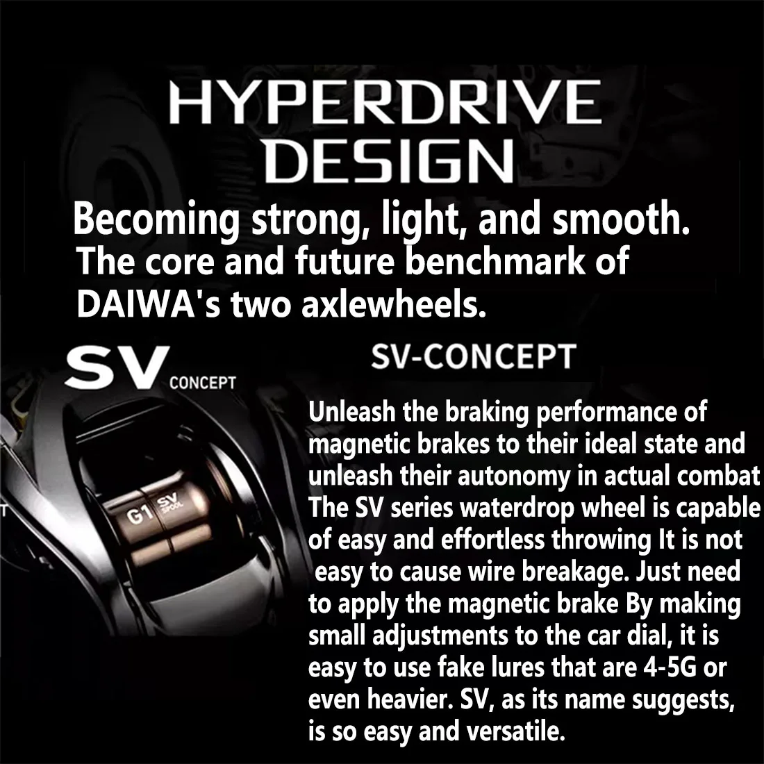 الأصلي الجديد دايوا تاتولا SV TW 70 بكرة صيد السمك نظام الجناح المنخفض