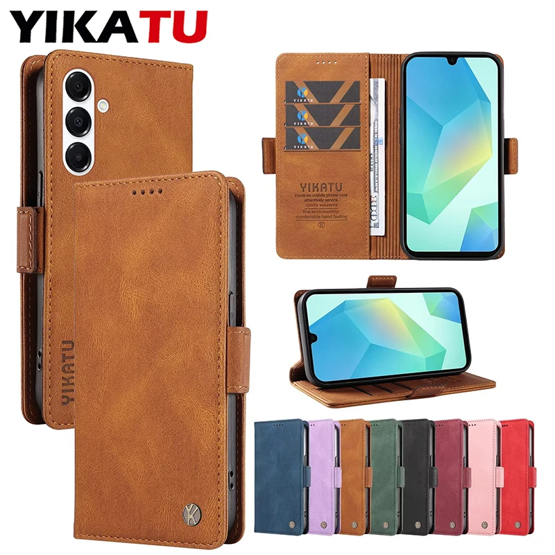 Magnetic Flip Wallet Case For Samsung Galaxy S8 S9 S10 Plus 