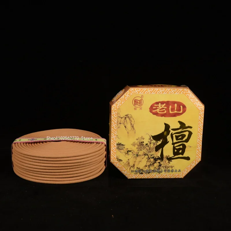 12/24 Hours Laoshan Sandalwood Panxiang Natural Home Buddhist Hall Office Smell Burning Home Decoration Lasting Incense