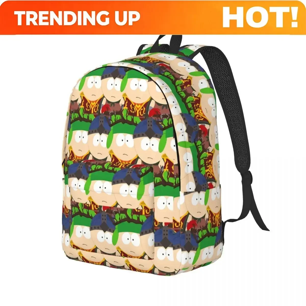 Custom Bag Souths Parks Shenanigans Cool Backpack Outdoor High School Hiking Travel Daypack For Men Women Laptop Computer Should