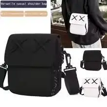 Trendy X-detail Crossbody Bag For Daily Outings Stylish Multi-color Compact Lightweight Versatile Casual Fashion Shoulder Bag