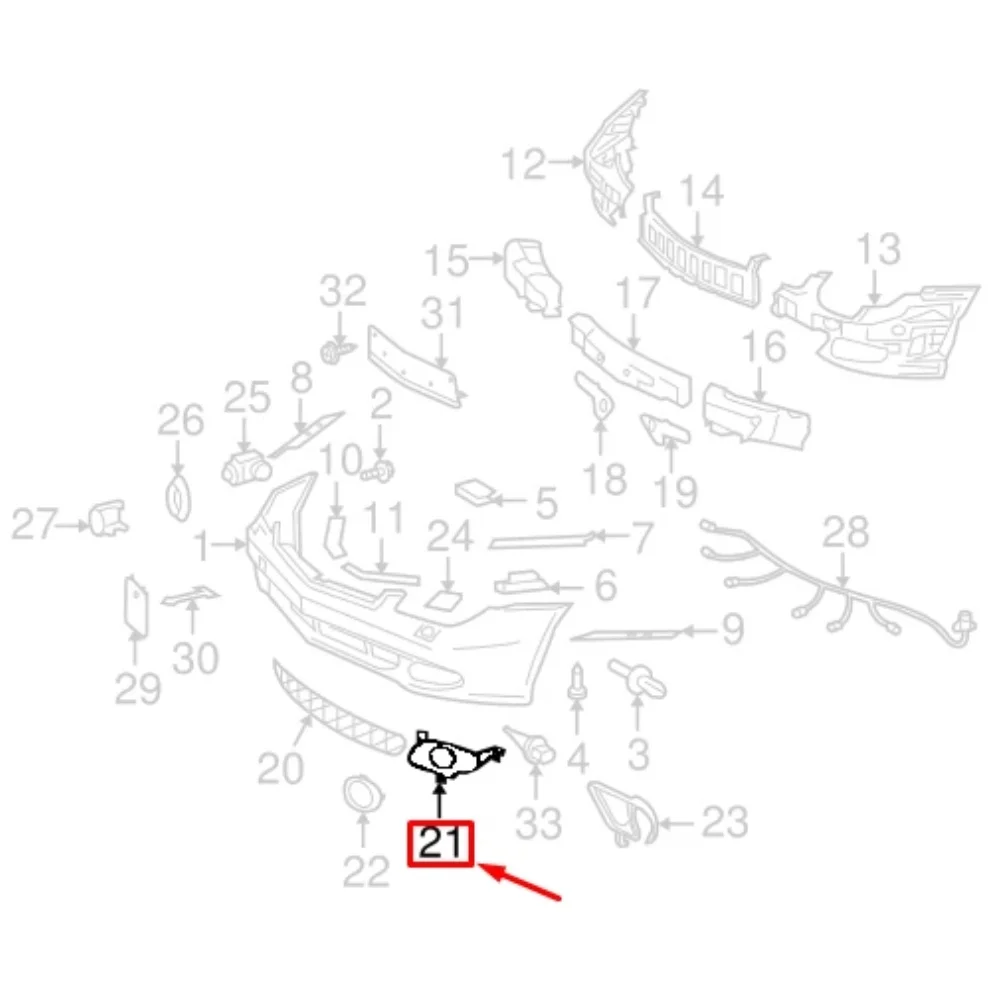 

Car Light Cover As Shown In The Picture Fog Light Cover Easy Installation Fitment For 2006-2011 Non-deformation