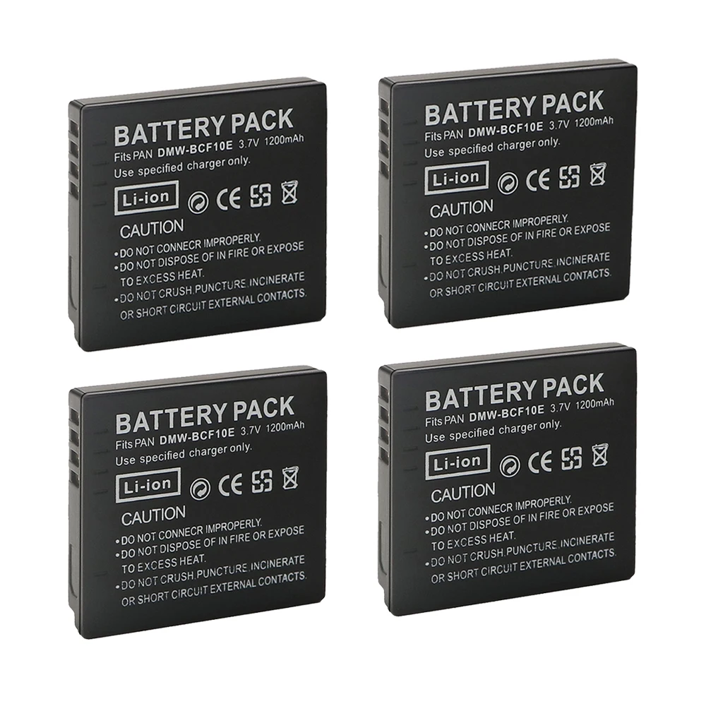 

1200mAh DMW-BCF10 DMW-BCF10E DMW-BCF10PP Camera Battery for Panasonic Lumix CGA-S/106B, DMC-F2 DMC-F3 DMC-FH1