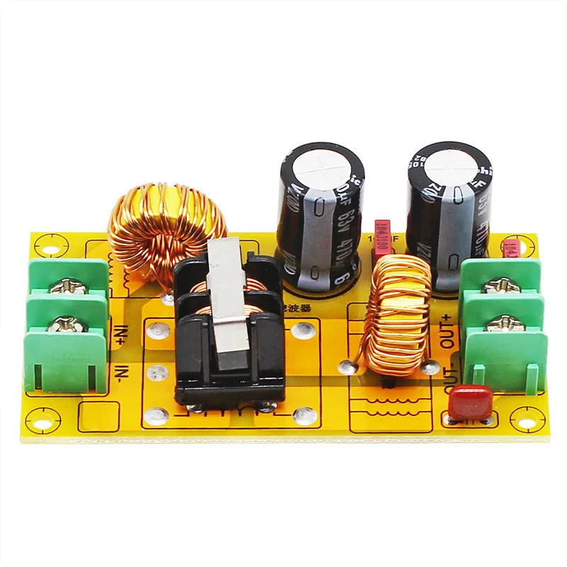 Filter for DC 50V Car & Motorcycle Audio, High Frequency EMI Noise Reduction Board