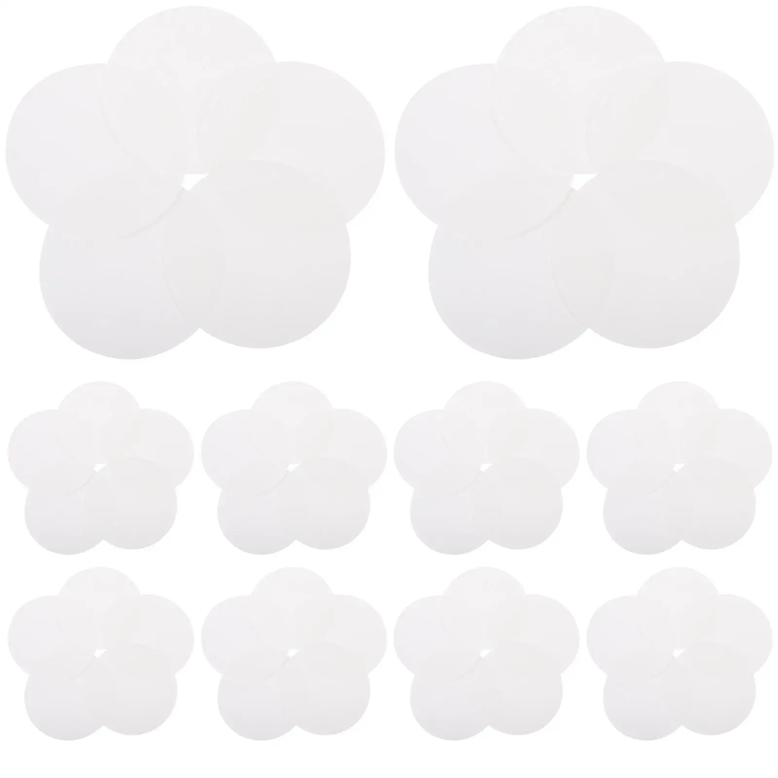 100 PCS Qualitative Filter Paper Medium Flow Rate Disposable Waterproof Cone for Chemistry Lab Equipment Experiment Test