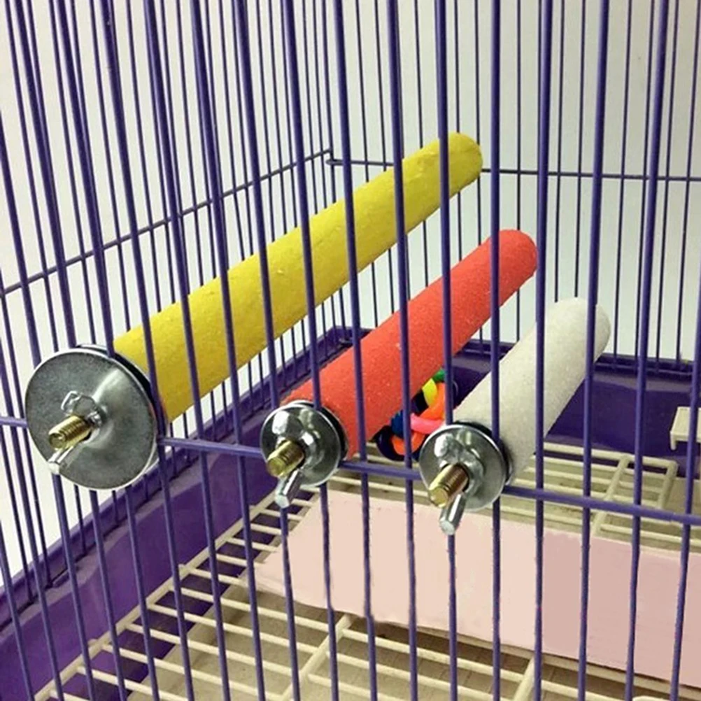 

Parrot Standing Pole Bird Toy Branch Perches Rack Supplies Premium Material Balance Coordination Cage Accessories Small Birds