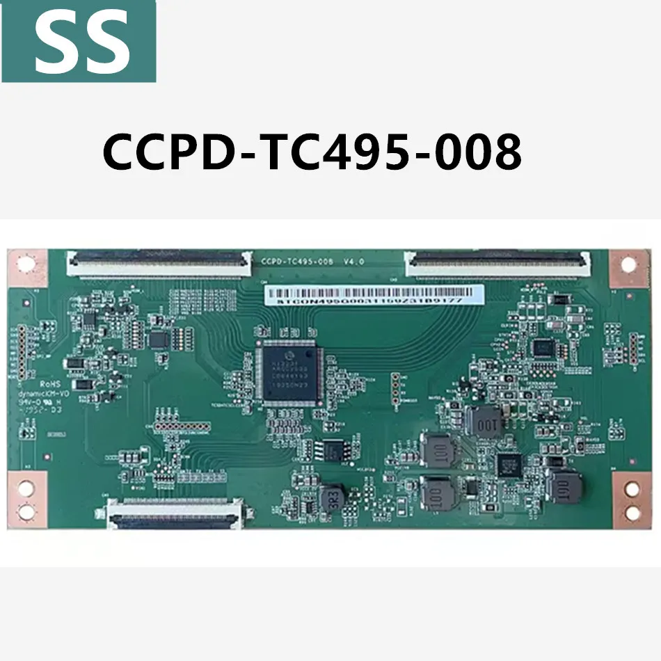 New TC495-008 T-CON with screen CC500PV5D PV7D 50-inch TV logic board CCPD-TC495-008 4K CCPD TC495 008