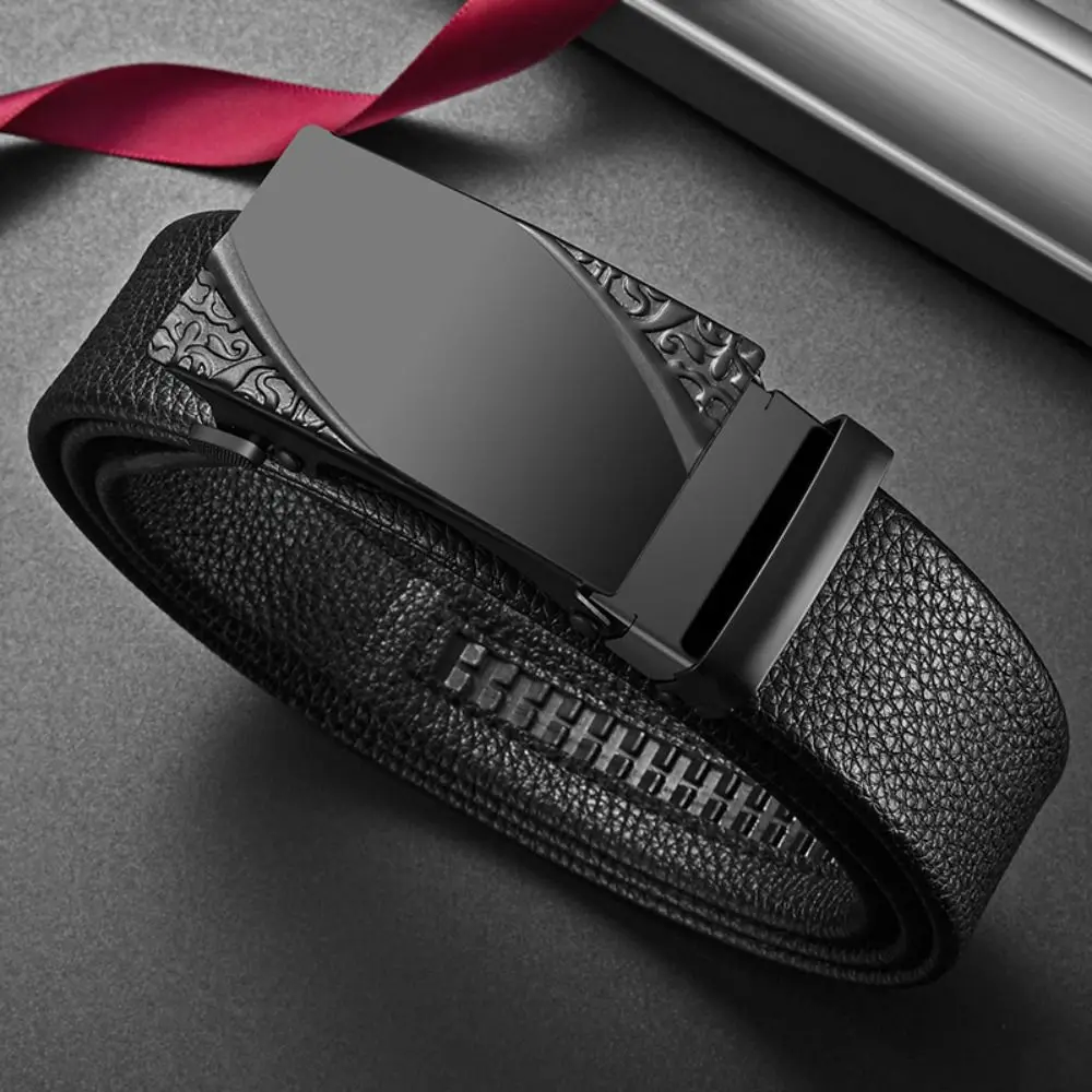 

Fashion PU Leather Business Belt Luxury Design Vintage Waistband Waist Strap For Man