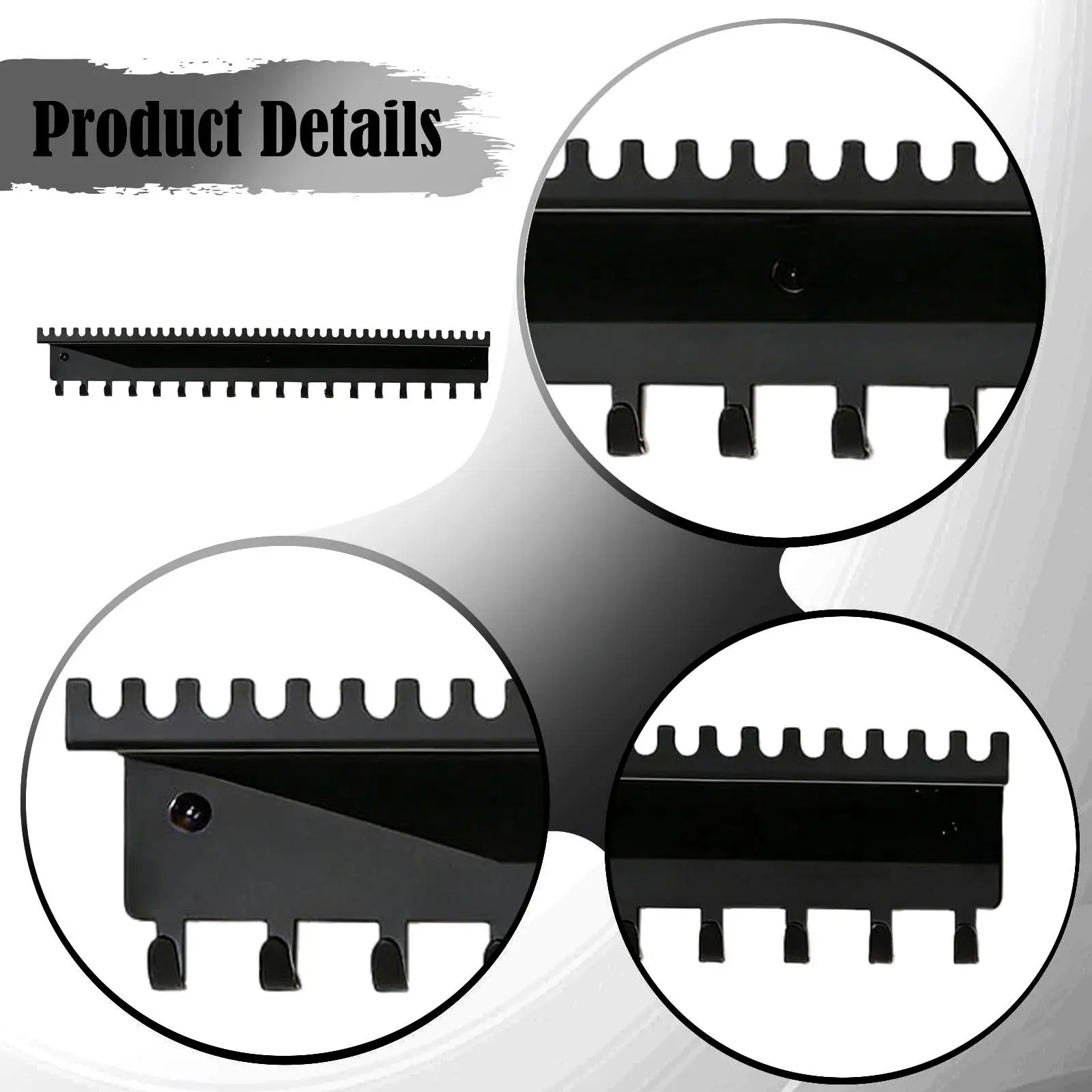 

Metal Necklace Holder Wall Storage Jewelry Display Stand with 56 Hooks for Home Office Jewelry Organization