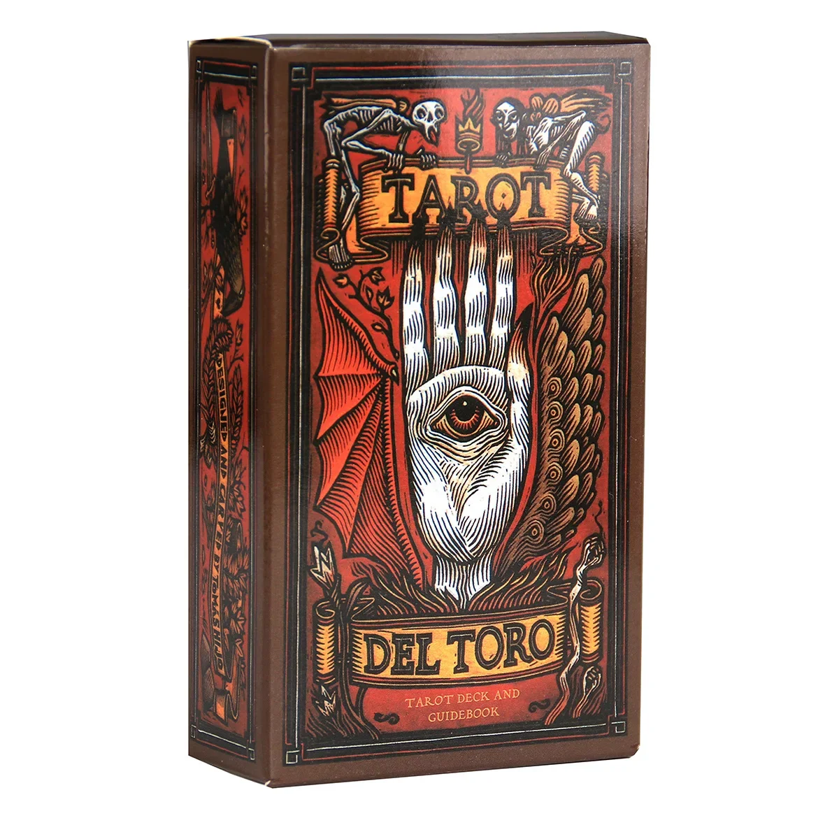 Tarot del A Tarot Deck i przewodnik inspirowany światem nowości książki Guillermo del Toro dla początkujących gra w karty Deck Toy