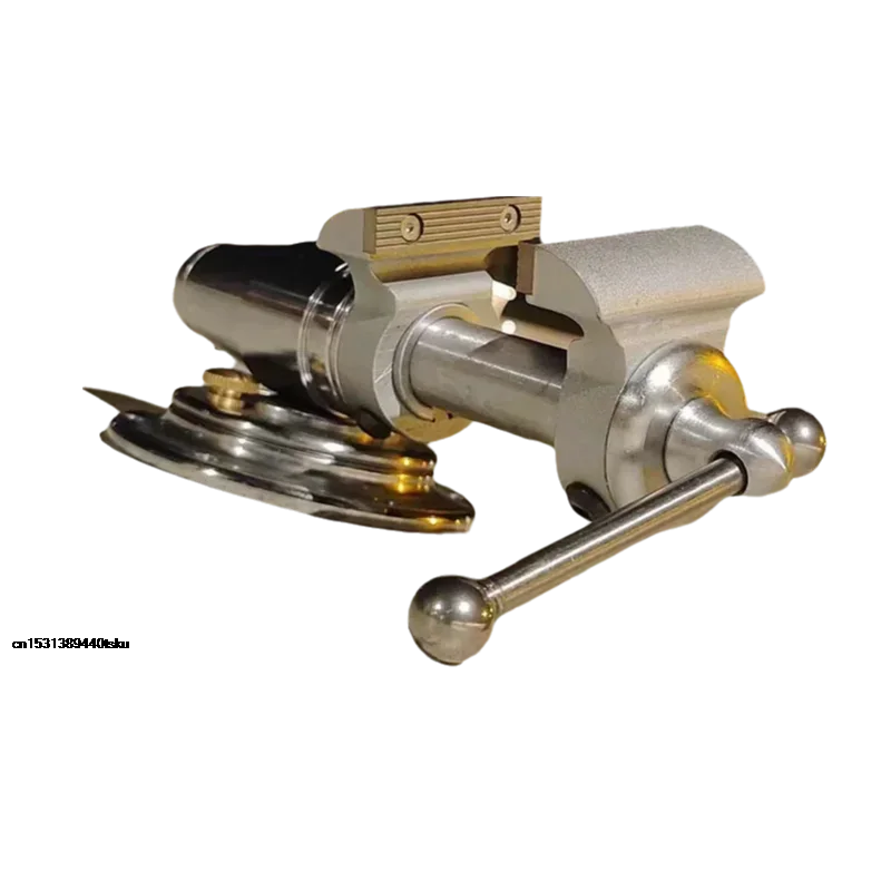 1.2 Inch 2 Inch 50mm Rotatable 3 Axis Steel Vise 45# Steel Desktop Clamp for Watch Eyeglasses Jewelry Repair Processing