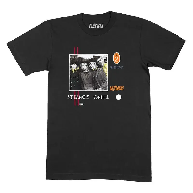 Buzzcocks Strange Thing Black T Shirt