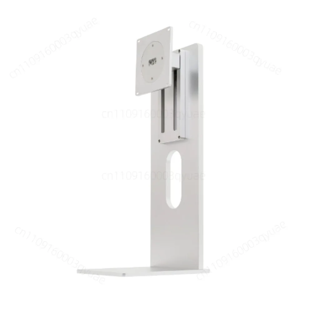 CNC Aluminum Monitor Stand Fit 24-27 Inch Screen Height Adjustable Rotatable Vertical Tilt Base