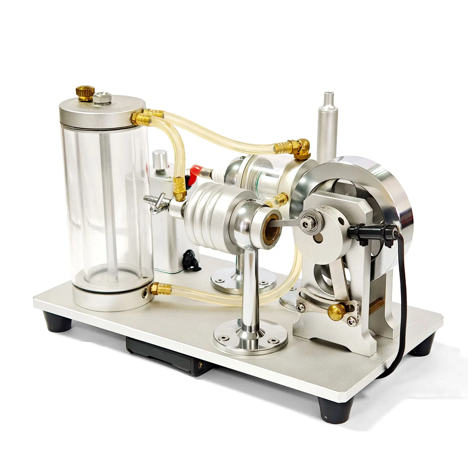 

Self Circulating Water Cooled Engine Model B-M Two-stroke Can Be Started DIY Science Teaching Aid Metal Toy Gift for Hobbyist