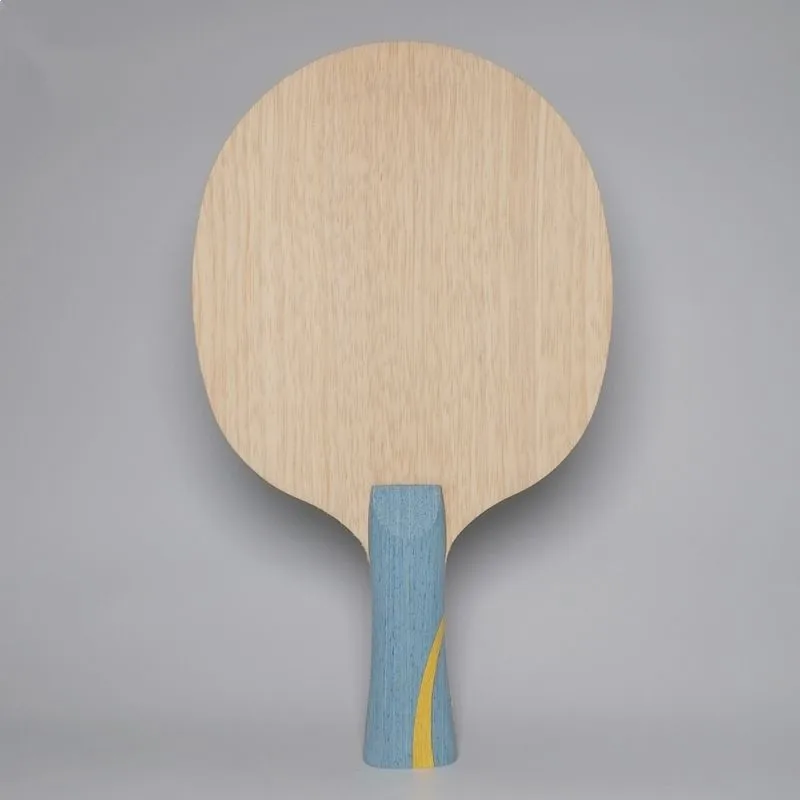 Hoja de tenis de mesa clásica Dragon 5 W968, estructura de 7 capas, placa inferior ZLC, bate de tenis de mesa de carbono para competición