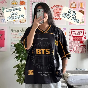 BTS Star Jersey 2 Cool 4 Skool Inspired Jersey KPOP music jersey Sports Men's T-Shirt Children's Clothing Tee Y2k Woman