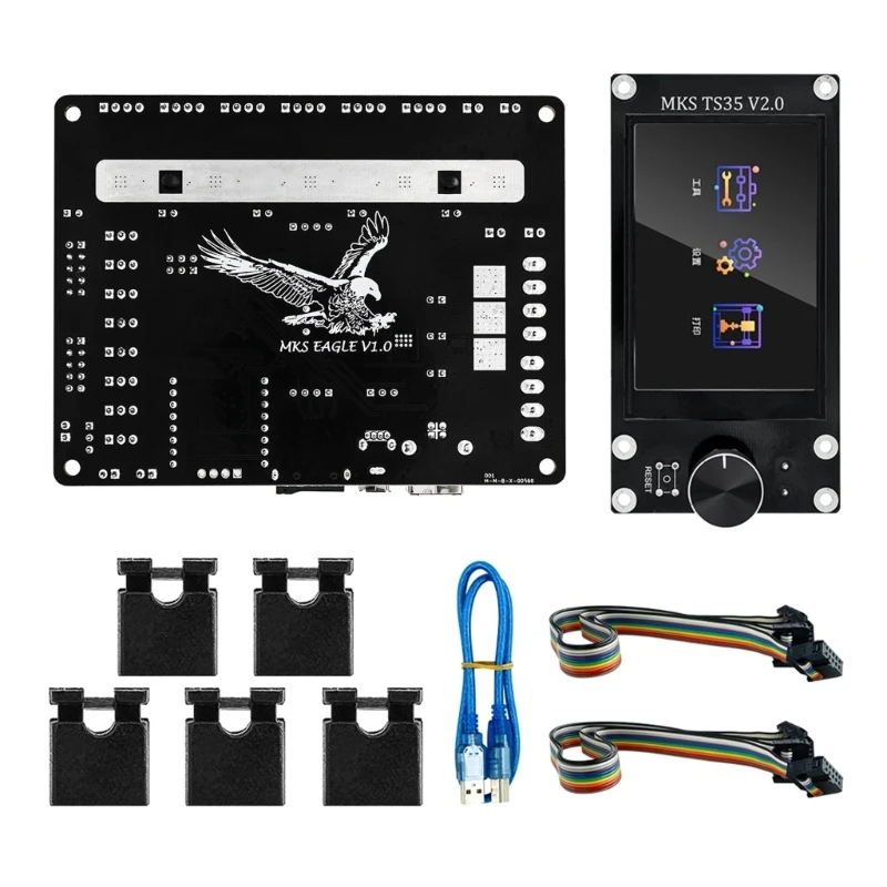 MKS 32bit Control Board TMC2209 UART Onboard TFT TS35 Display USB Printing VS MKS 3D Printer Main Board Accessories Dropship