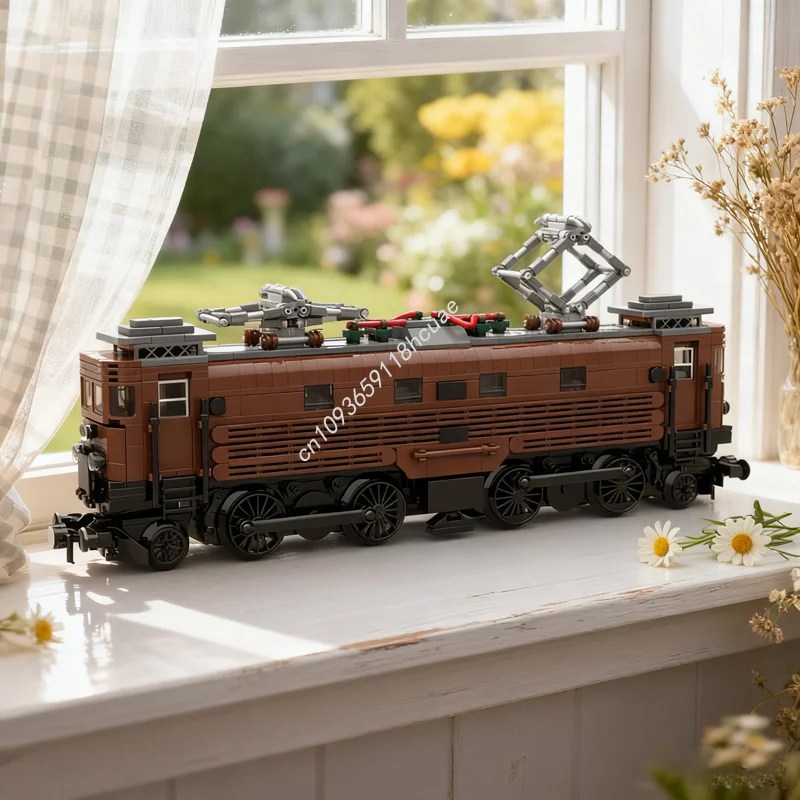 

1177pcs MOC Be 4 6 Trained Model Building Blocks Construction Assemble DIY Creative Idea Brick Kids Christmas Gift Toy Birthday