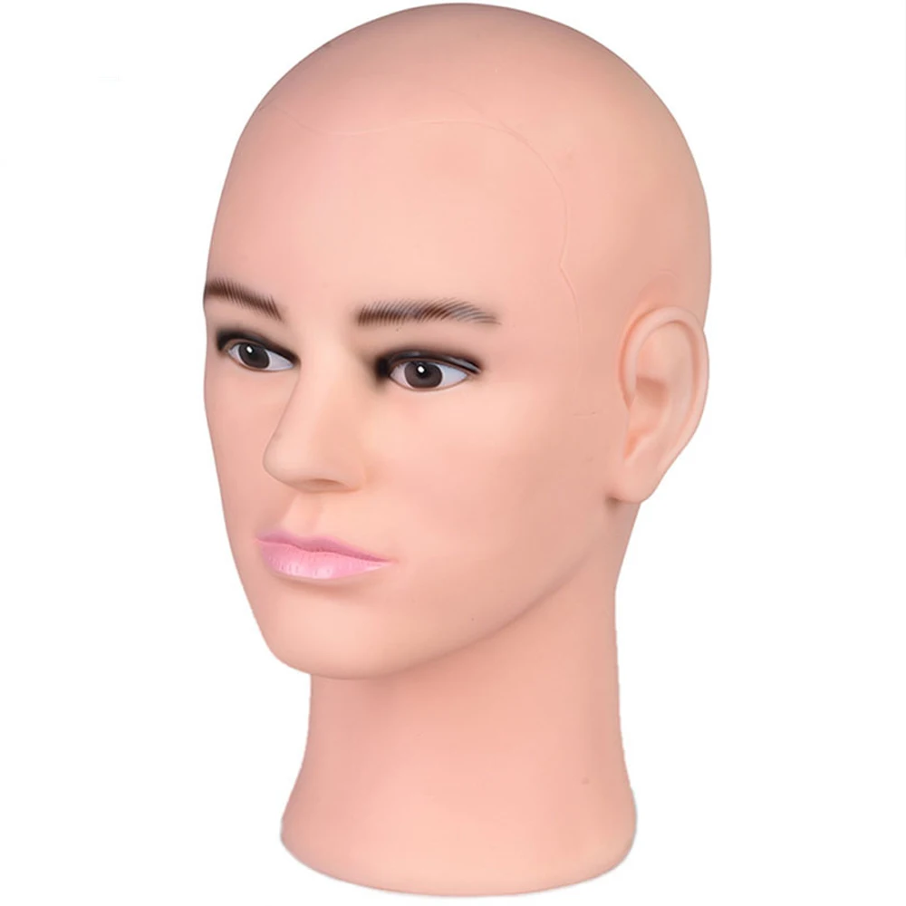 

Beige Wig Mannequin Model Head Foam Display Stand for Hair Jewelry Glasses Hats - Manikin Head Model for Styling And Retail