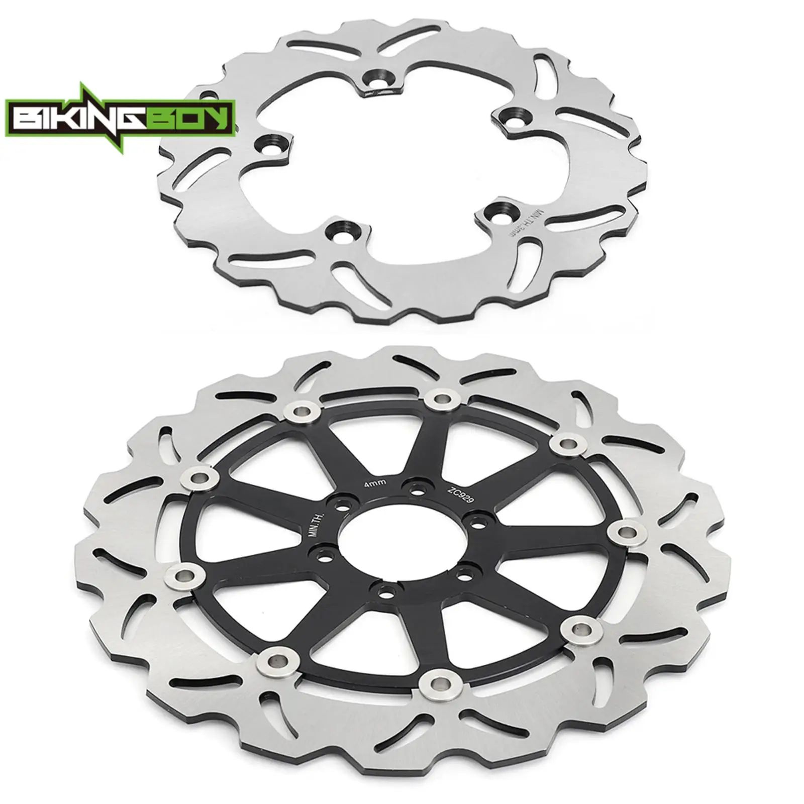 BIKINGBOY Front Rear Brake Discs Rotors Disks For Aprilia Tuono 125 2004 2005 RS 125 98 99 00 01 02 03 04 05 06 07 08 09 10 11
